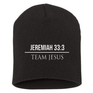 Jeremiah 333 Christian Bible Verses Jesus Christ Tees Gifts Short Acrylic Beanie