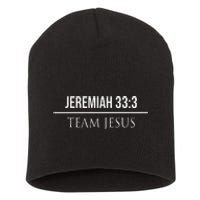 Jeremiah 333 Christian Bible Verses Jesus Christ Tees Gifts Short Acrylic Beanie