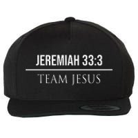 Jeremiah 333 Christian Bible Verses Jesus Christ Tees Gifts Wool Snapback Cap