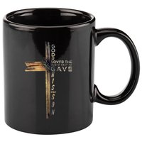 John 316 Christian Cross Bible 11oz C Handle Ceramic Mug