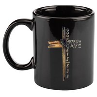 John 316 Christian Cross Bible 11oz C Handle Ceramic Mug