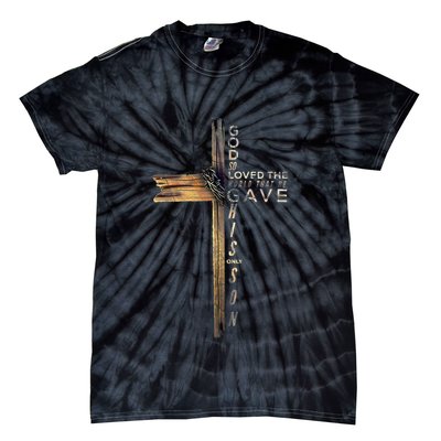 John 316 Christian Cross Bible Tie-Dye T-Shirt
