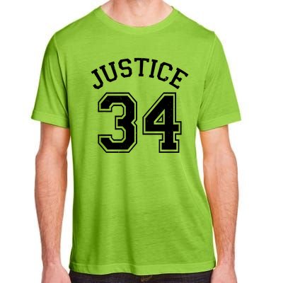 Justice 34 Counts Conviction Trump Adult ChromaSoft Performance T-Shirt