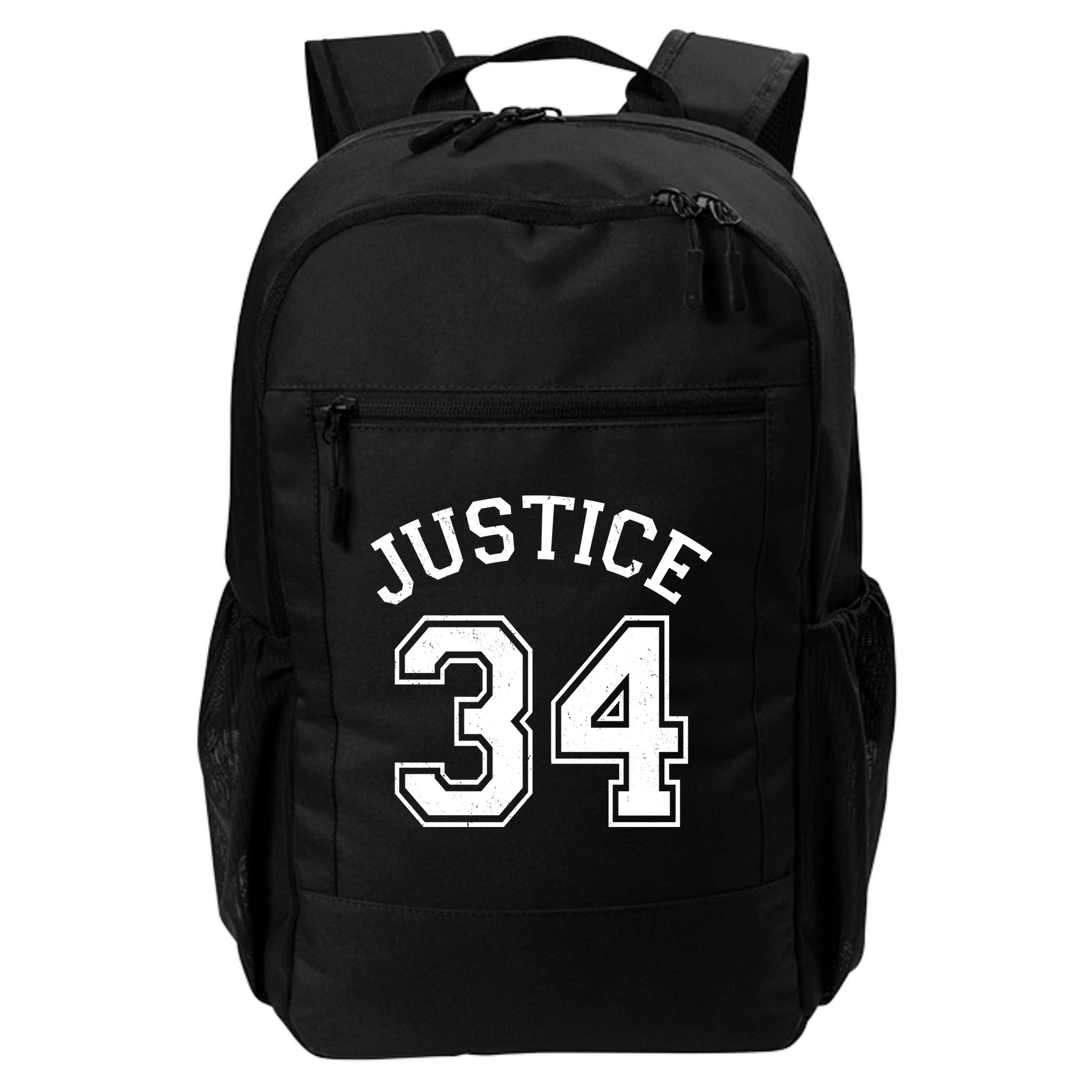 Justice 34 Counts Conviction Trump Backpack