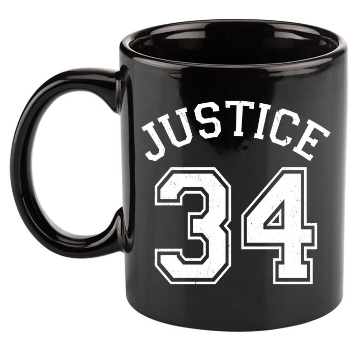 Justice 34 Counts Conviction Trump 11oz C Handle Ceramic Mug