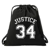 Justice 34 Counts Conviction Trump Drawstring Bag