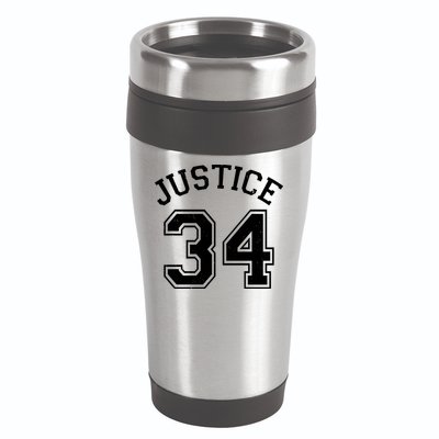 Justice 34 Counts Conviction Trump 16oz Travel Tumbler