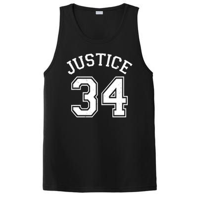 Justice 34 Counts Conviction Trump PosiCharge Competitor Tank