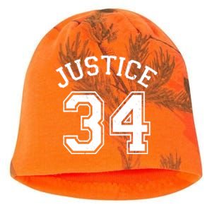 Justice 34 Counts Conviction Trump Kati - Camo Knit Beanie