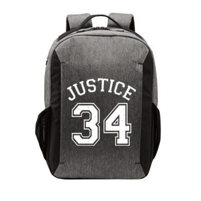 Justice 34 Counts Conviction Trump Vector Backpack