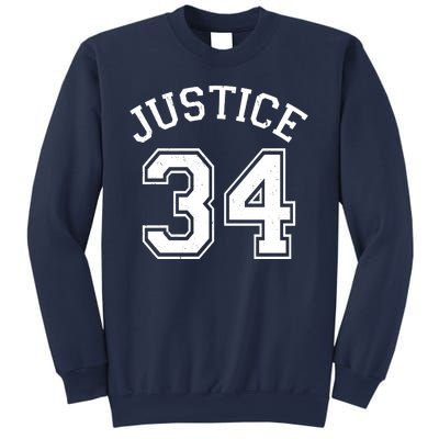 Justice 34 Counts Conviction Trump Sweatshirt