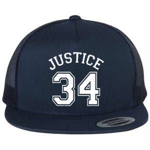 Justice 34 Counts Conviction Trump Flat Bill Trucker Hat