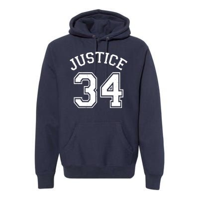 Justice 34 Counts Conviction Trump Premium Hoodie