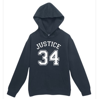 Justice 34 Counts Conviction Trump Urban Pullover Hoodie