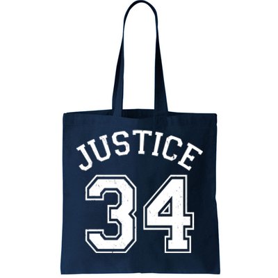 Justice 34 Counts Conviction Trump Tote Bag