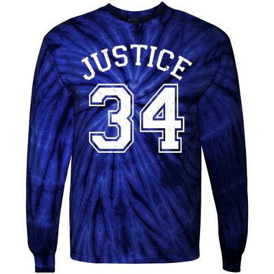 Justice 34 Counts Conviction Trump Tie-Dye Long Sleeve Shirt