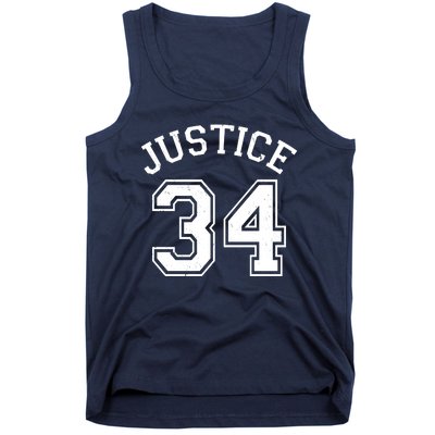 Justice 34 Counts Conviction Trump Tank Top