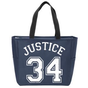 Justice 34 Counts Conviction Trump Zip Tote Bag