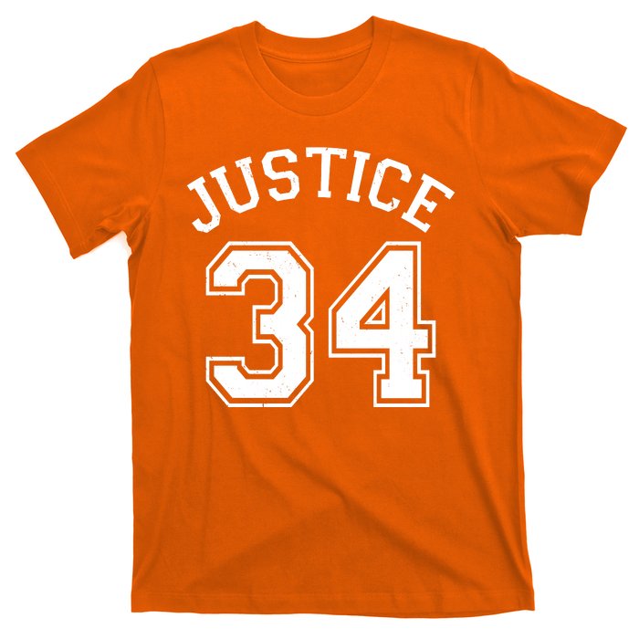 Justice 34 Counts Conviction Trump T-Shirt