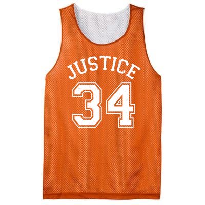 Justice 34 Counts Conviction Trump Mesh Reversible Basketball Jersey Tank