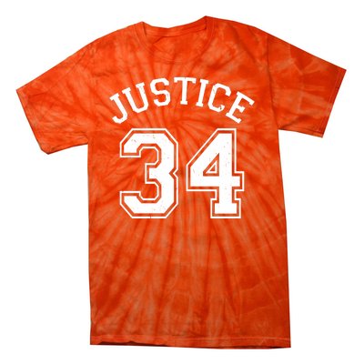 Justice 34 Counts Conviction Trump Tie-Dye T-Shirt