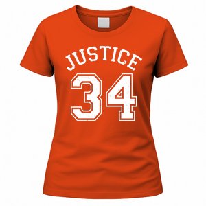 Justice 34 Counts Conviction Trump Women's T-Shirt