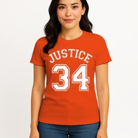 Justice 34 Counts Conviction Trump Womens T-Shirt