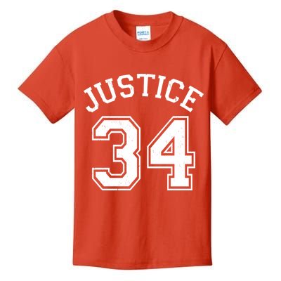 Justice 34 Counts Conviction Trump Kids T-Shirt