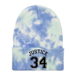 Justice 34 Counts Conviction Trump Tie Dye 12in Knit Beanie