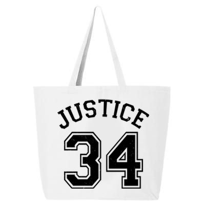 Justice 34 Counts Conviction Trump 25L Jumbo Tote