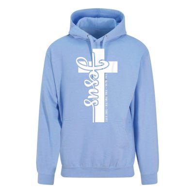 John 3:16 Christian Cross Bible Quote Unisex Surf Hoodie