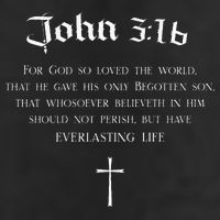 John 316 Christian Bible Verse Wwjd Religious Back Design 7 Panel Mesh Trucker Snapback Hat