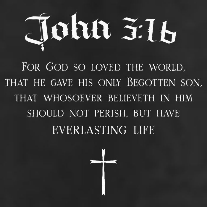 John 316 Christian Bible Verse Wwjd Religious Back Design 7 Panel Mesh Trucker Snapback Hat