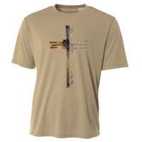 John 316 Christian Cross Bible Cooling Performance Crew T-Shirt