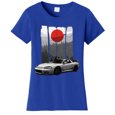 Jdm 3000gt Car Tuning Japan Rising Sun Drift Women's T-Shirt