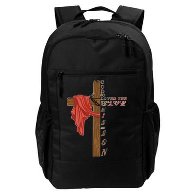 John 3:16 Christian Cross Bible Backpack