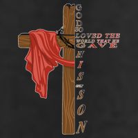 John 3:16 Christian Cross Bible Adult Drive Performance Visor