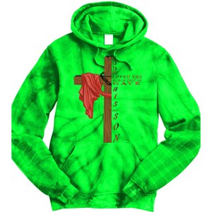 John 3:16 Christian Cross Bible Tie Dye Hoodie