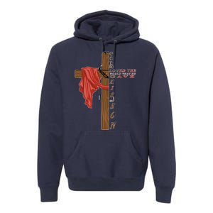 John 3:16 Christian Cross Bible Premium Hoodie