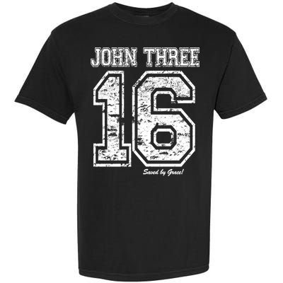 John 3:16 Christian Religious Salvation Gospel Bible Gift Meaningful Gift Garment-Dyed Heavyweight T-Shirt