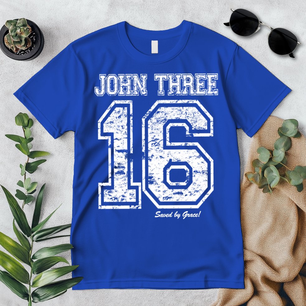 John 3:16 Christian Religious Salvation Gospel Bible Gift Meaningful Gift Premium T-Shirt
