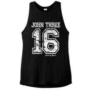 John 3:16 Christian Religious Salvation Gospel Bible Gift Funny Gift Ladies PosiCharge Tri-Blend Wicking Tank