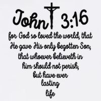 John 316 For God So Loved The World Jesus Christian Baby Bodysuit