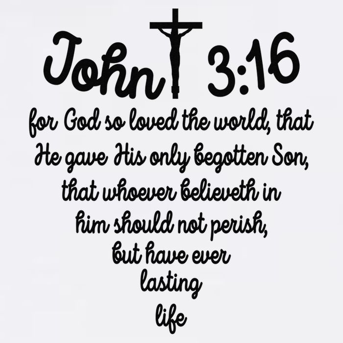 John 316 For God So Loved The World Jesus Christian Baby Bodysuit