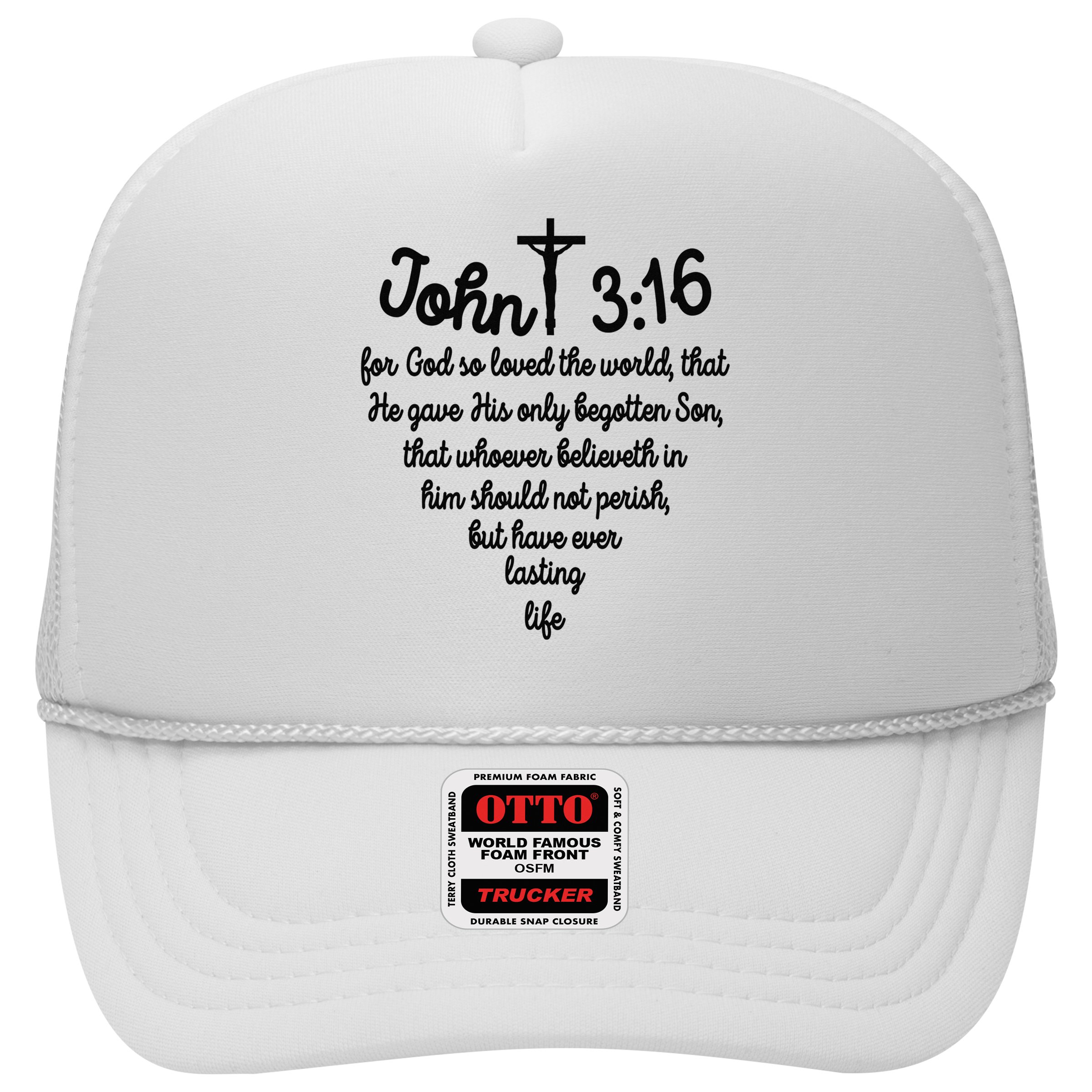 John 316 For God So Loved The World Jesus Christian Hat
