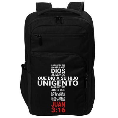 Juan 316 John Playera Camisa Impact Tech Backpack
