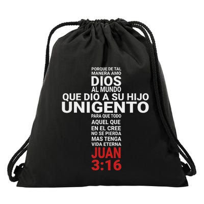 Juan 316 John Playera Camisa Drawstring Bag