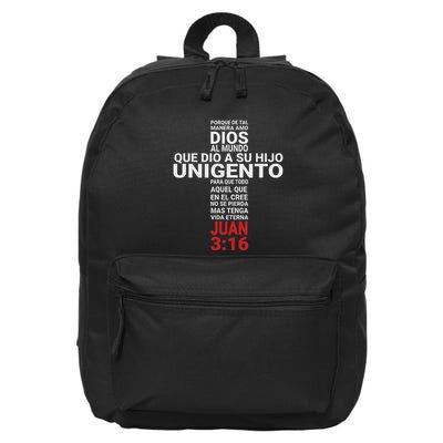 Juan 316 John Playera Camisa 16 in Basic Backpack