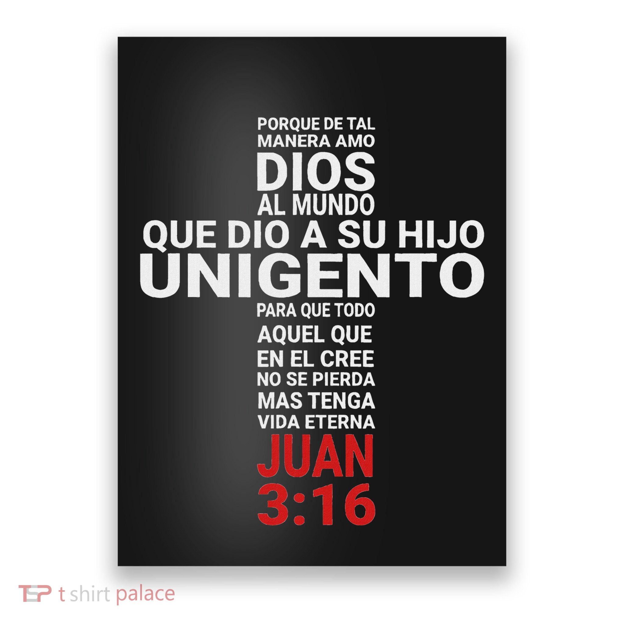 Juan 316 John Playera Camisa Poster