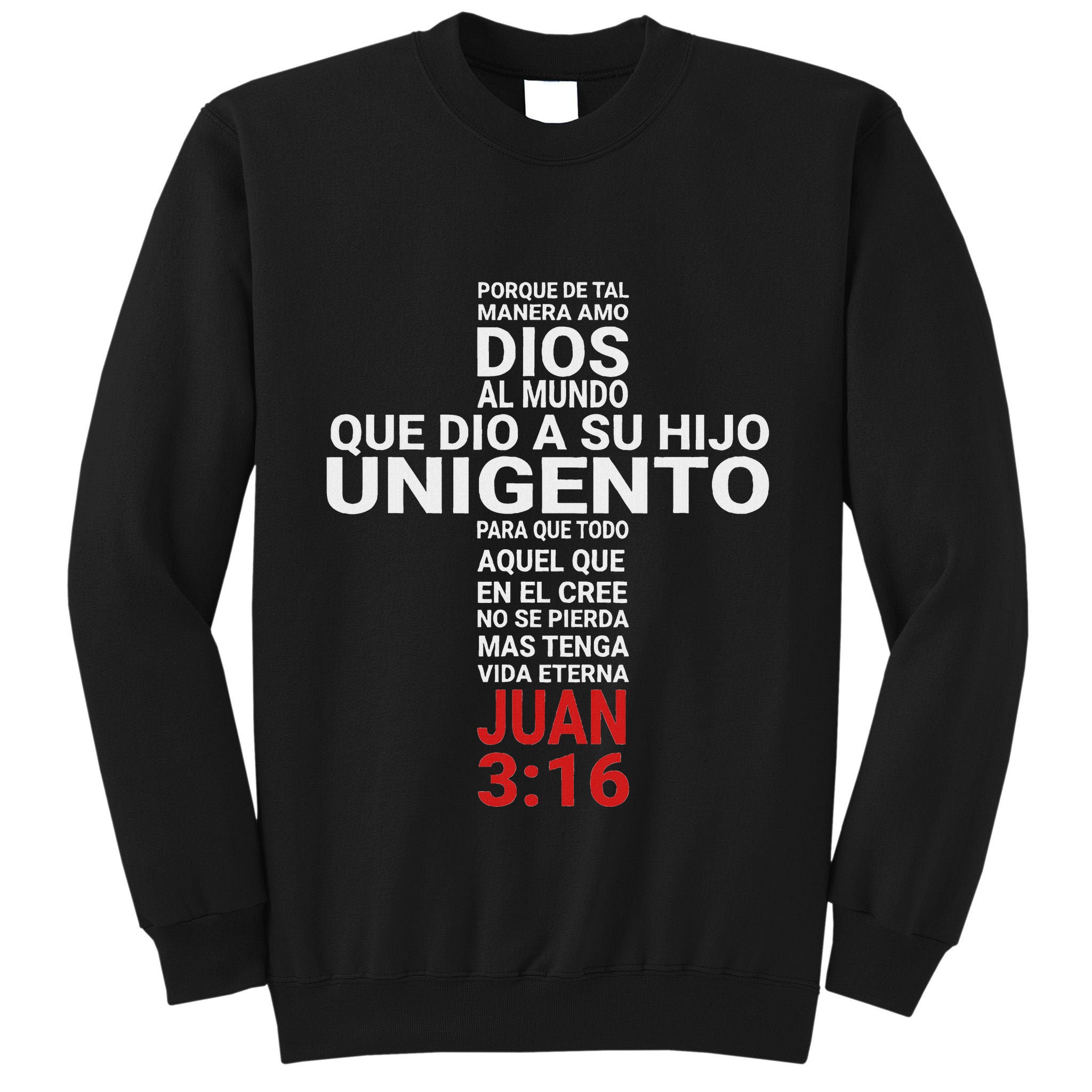 Juan 316 John Playera Camisa Tall Sweatshirt